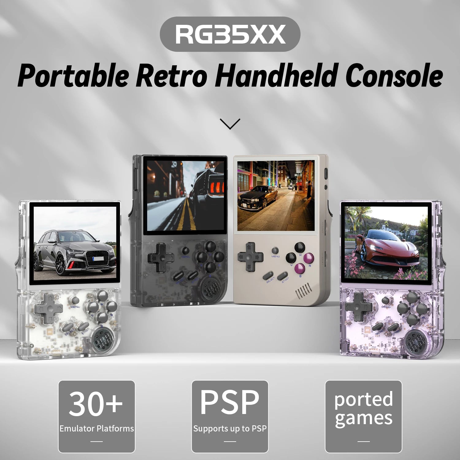RG35XX Handheld Game Console H700 Processor 3.5'' IPS Screen Linux System Retro Portable Video Console 2024 New Model