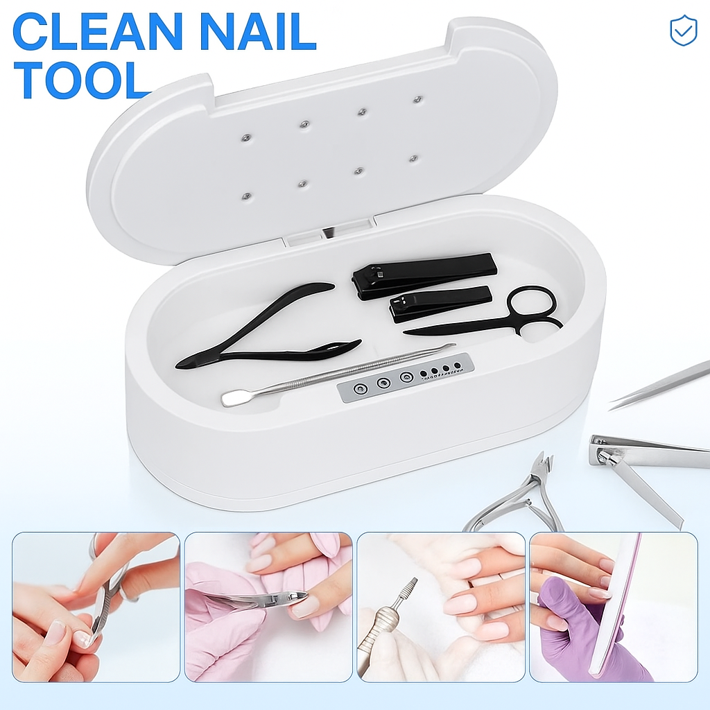 UV Nail Tools Sterilizer, Sterilizer Box for Jewelry, Glasses, Phone