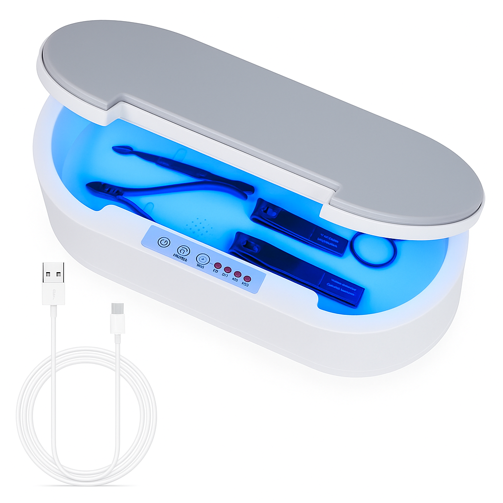 UV Nail Tools Sterilizer, Sterilizer Box for Jewelry, Glasses, Phone