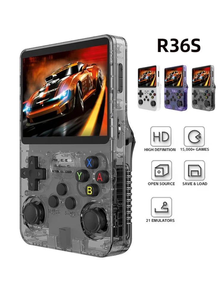 R36S Retro Handheld Game Console