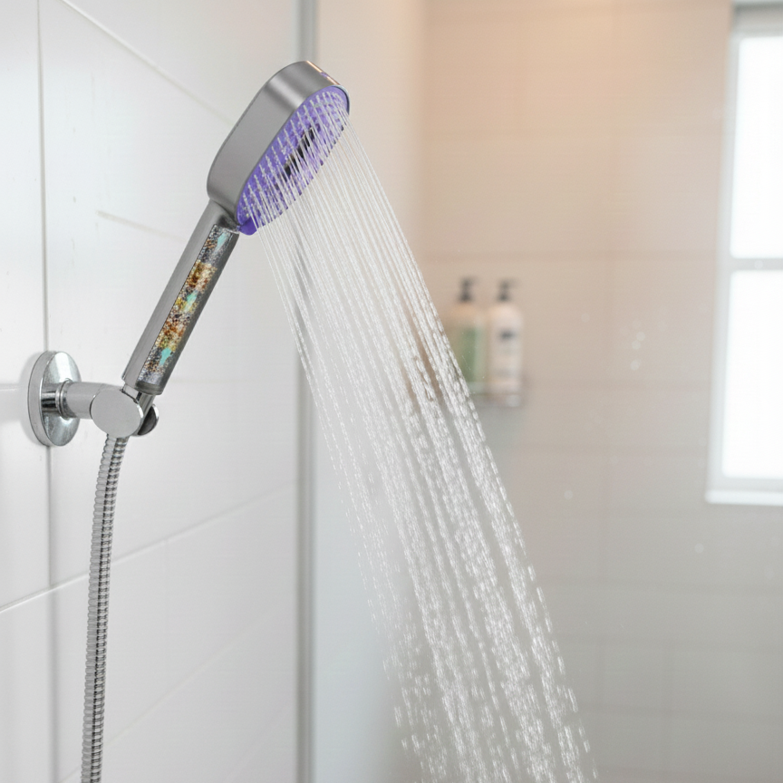 Filtered Shower Head with Purification