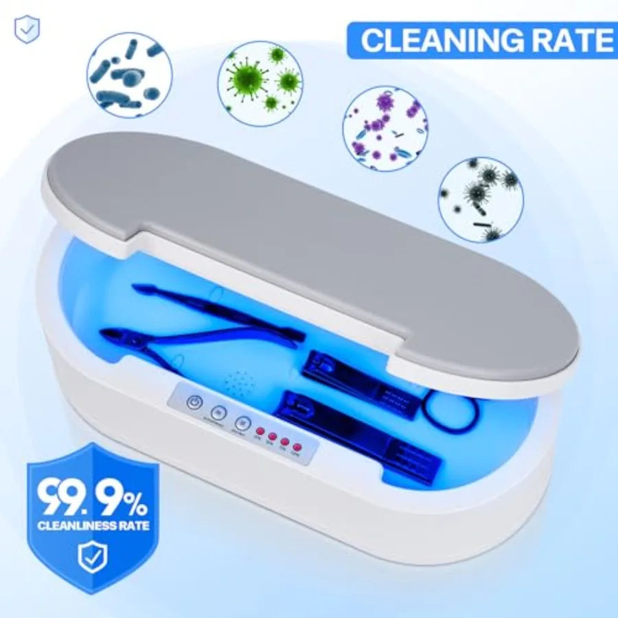 UV Nail Tools Sterilizer, Sterilizer Box for Jewelry, Glasses, Phone