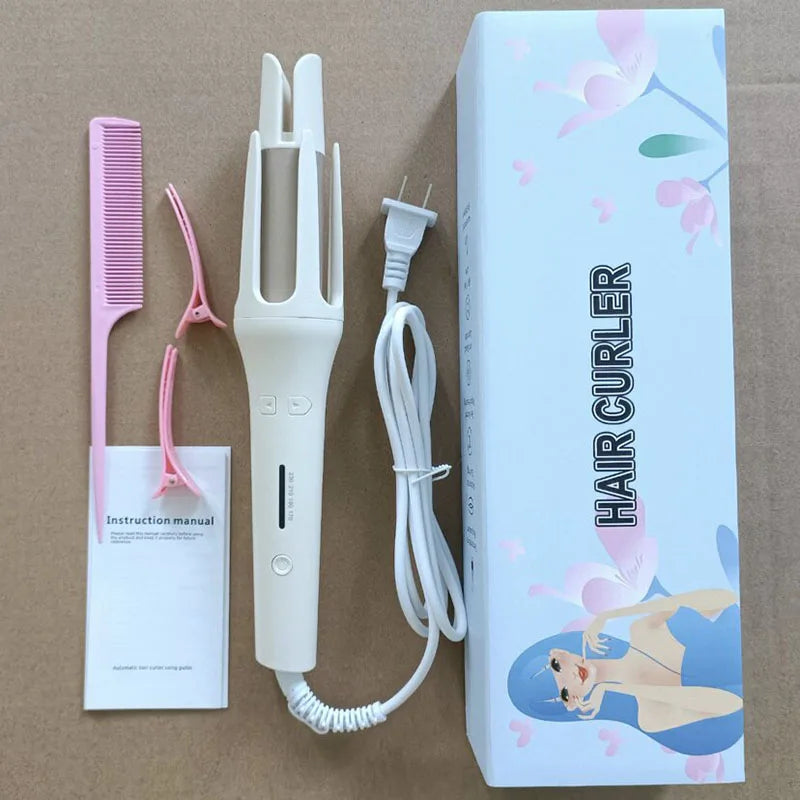 New Anion Automatic Hair Curler Fluffy Chicken Rolls Hair Curler Dormitory Portable Mini Electric Curler Long Lasting Curly Hair