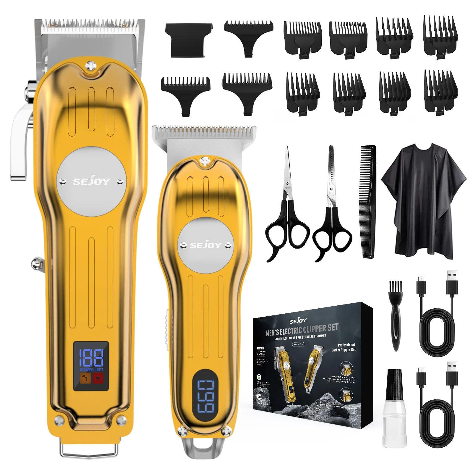 Sejoy Professional Hair Clipper Combo Kit