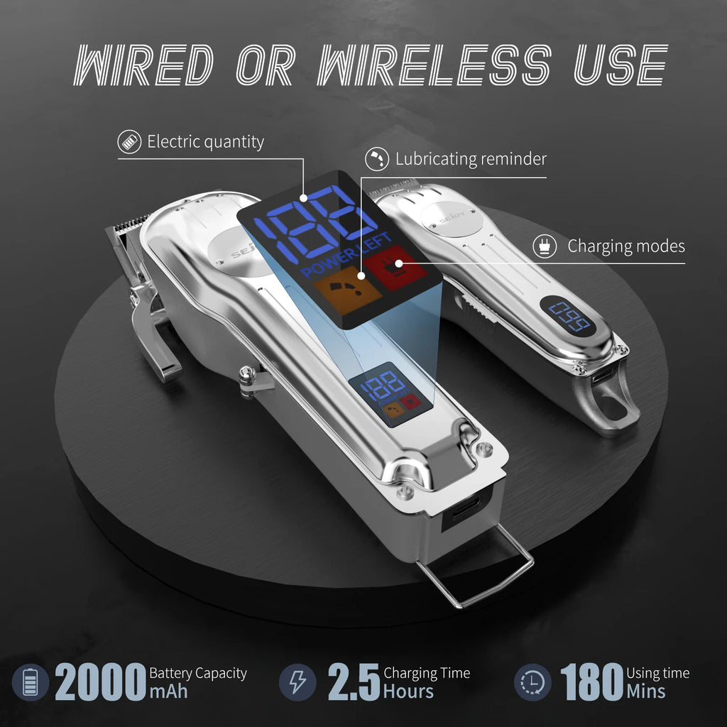 Sejoy Professional Hair Clipper Combo Kit