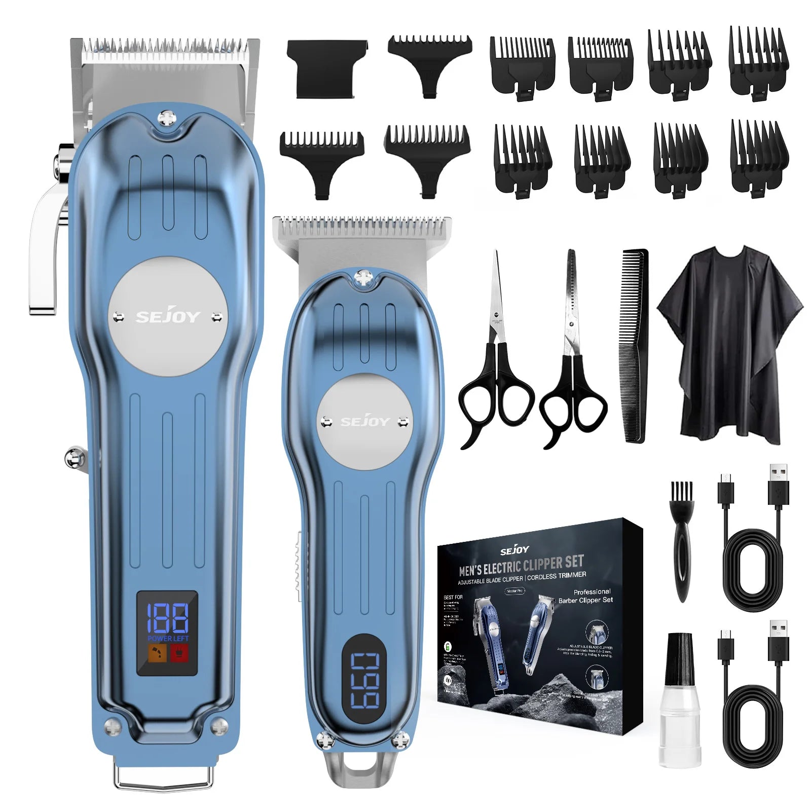 Sejoy Professional Hair Clipper Combo Kit