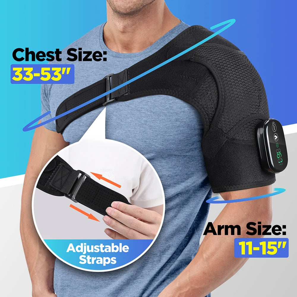 Heated Shoulder Massager Brace