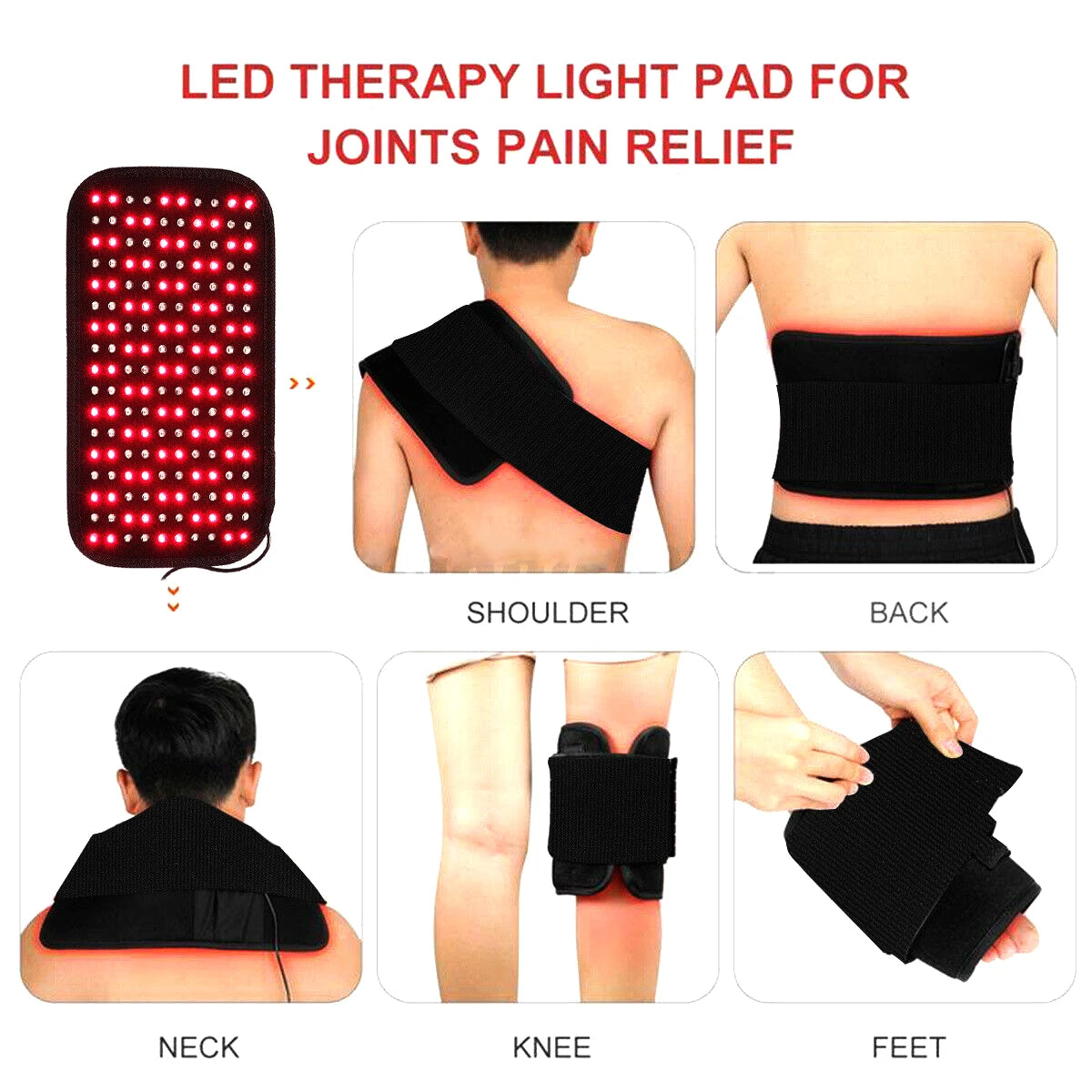 Deep Relief Red Light Therapy Pad