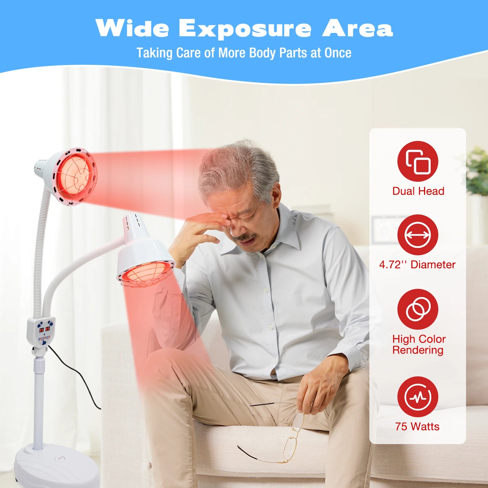 275W Infrared Heat Therapy Lamp