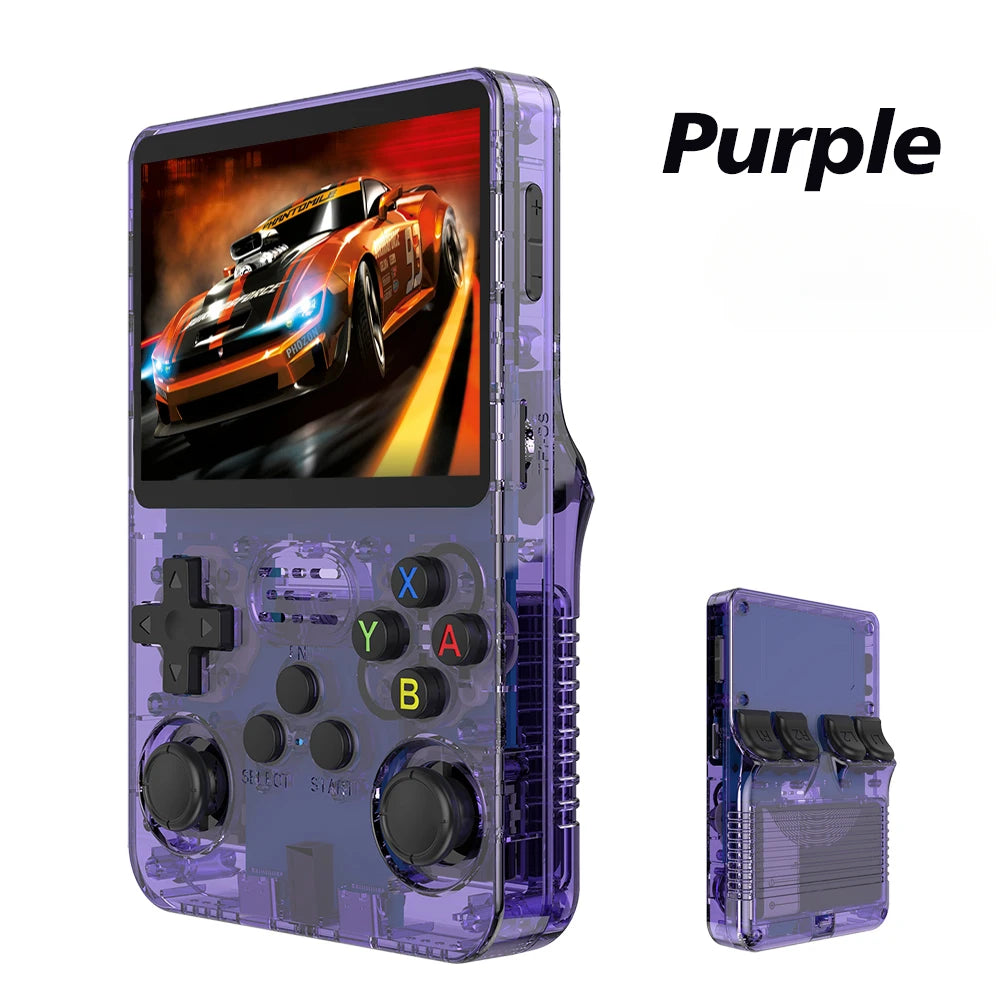 256G 128G R36S Retro Handheld Game Console Linux System 3.5 Inch IPS Portable Pocket Player 64GB Video Gaming Kids Gifts