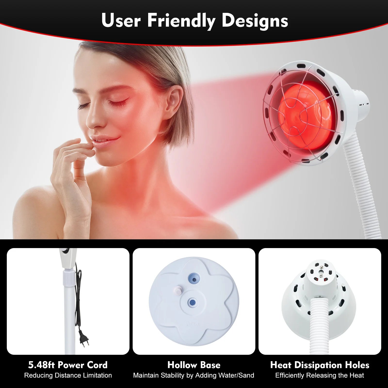 275W Infrared Heat Therapy Lamp