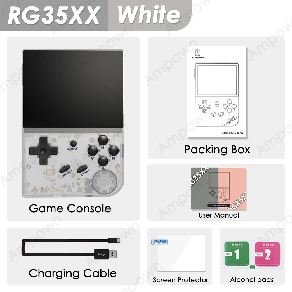 RG35XX Handheld Game Console H700 Processor 3.5'' IPS Screen Linux System Retro Portable Video Console 2024 New Model