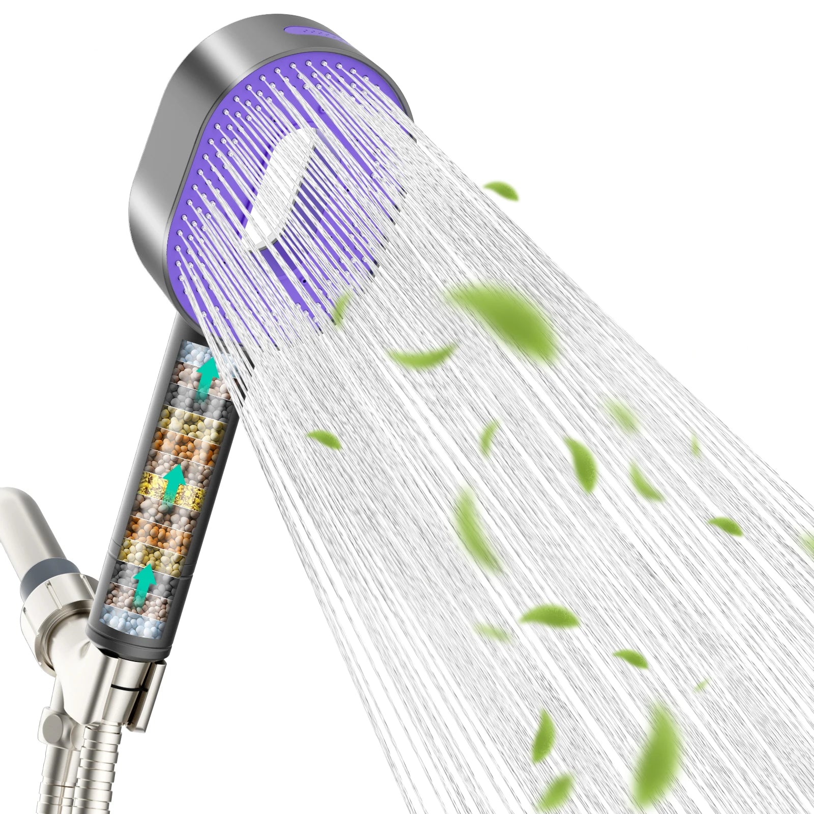 Filtered Shower Head with Purification