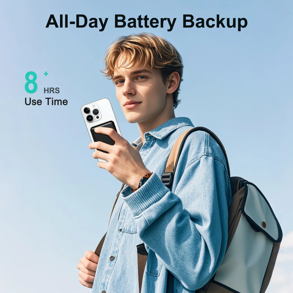 Magnetic 5000mAh Wireless Power Bank