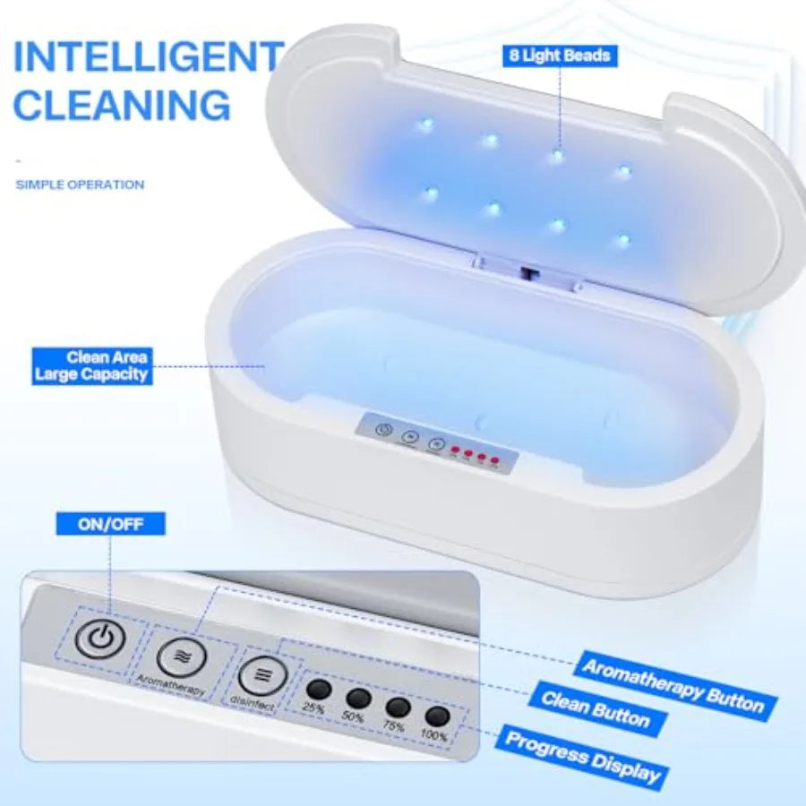 UV Nail Tools Sterilizer, Sterilizer Box for Jewelry, Glasses, Phone