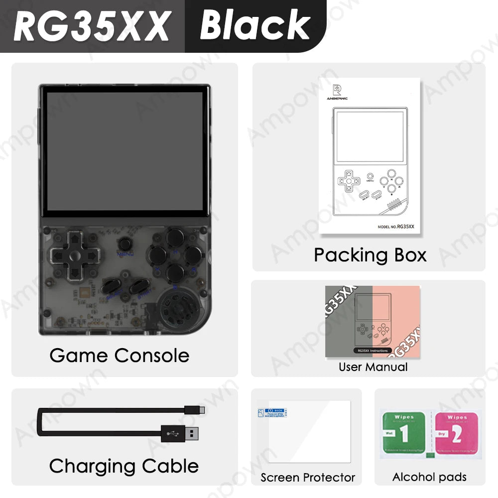 RG35XX Handheld Game Console H700 Processor 3.5'' IPS Screen Linux System Retro Portable Video Console 2024 New Model