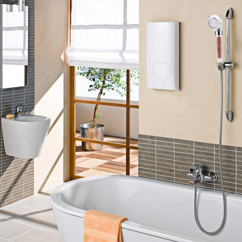 2pcs Color LED Portable Showerhead